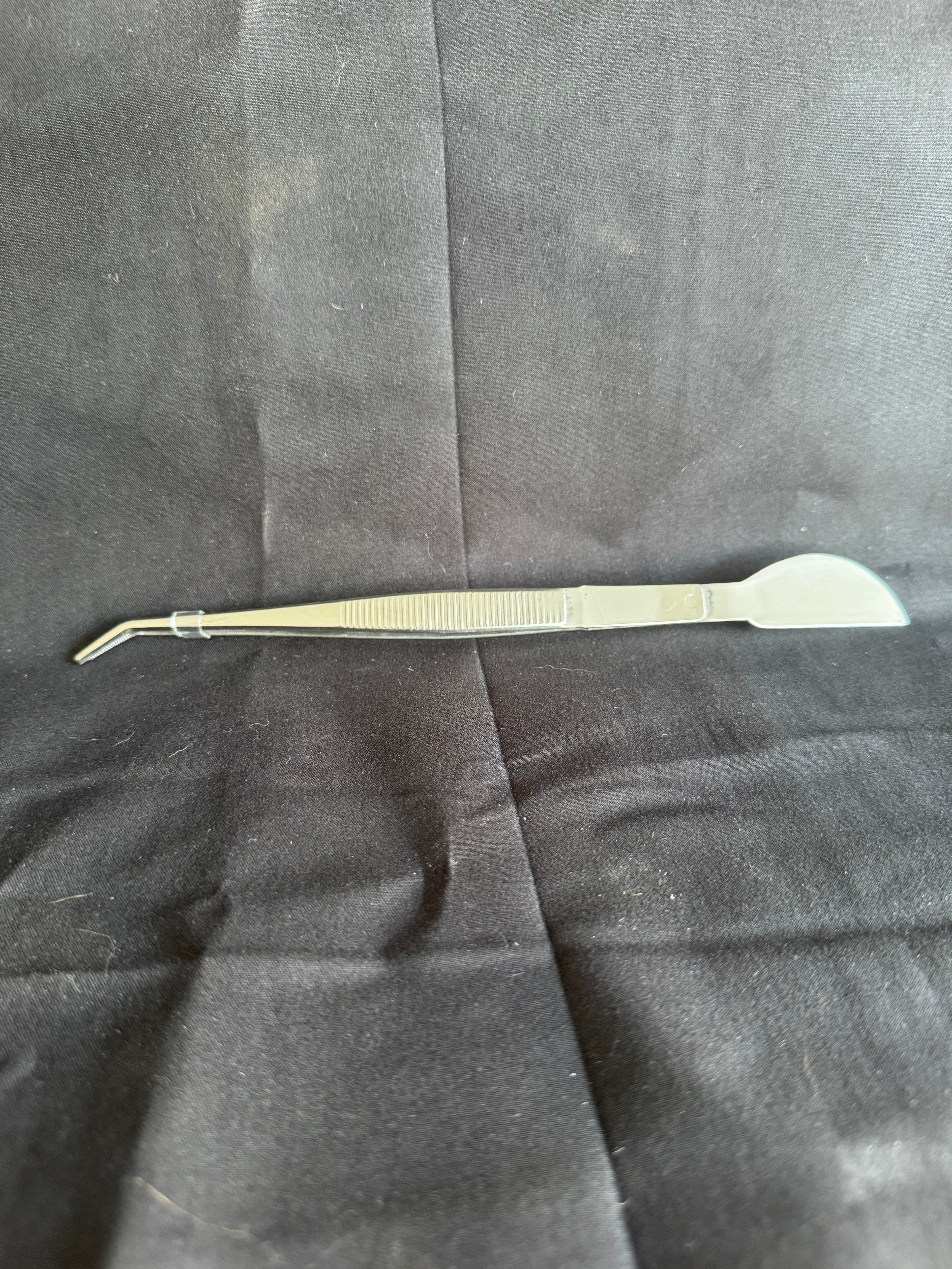 Stainless Steel Angled Tweezers by Koyo