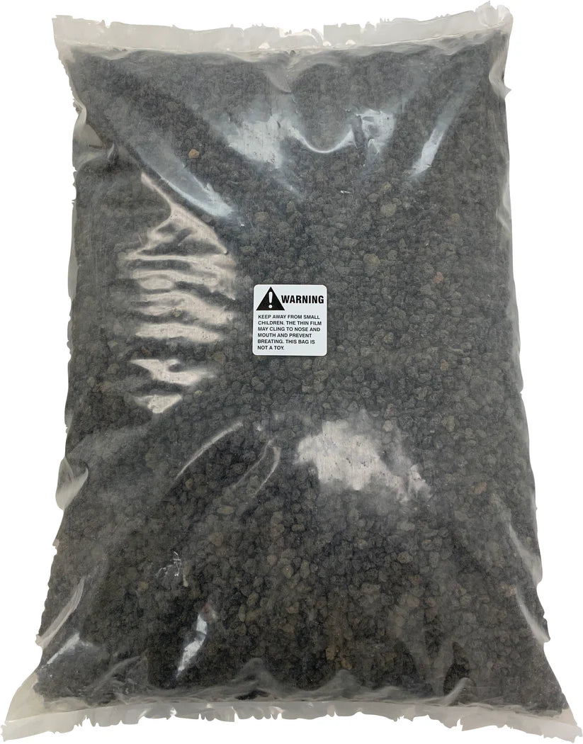 Coarse Black Lava Rock 1/4"-3/8" by The Bonsai Supply - 24lb