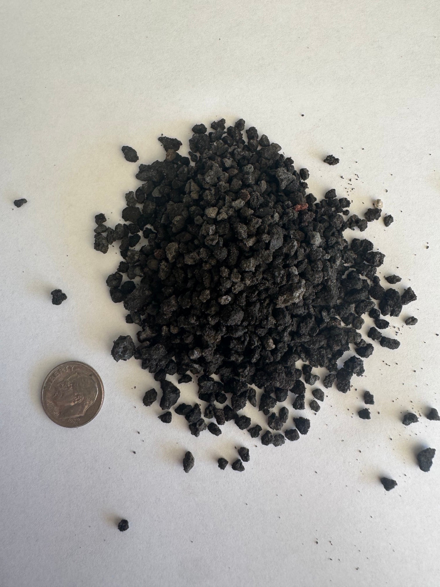 Fine Black Lava Rock 1/8"-3/16" - 24lb